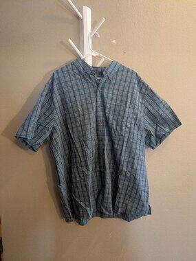 Men's Harbor Bay plaid button-up